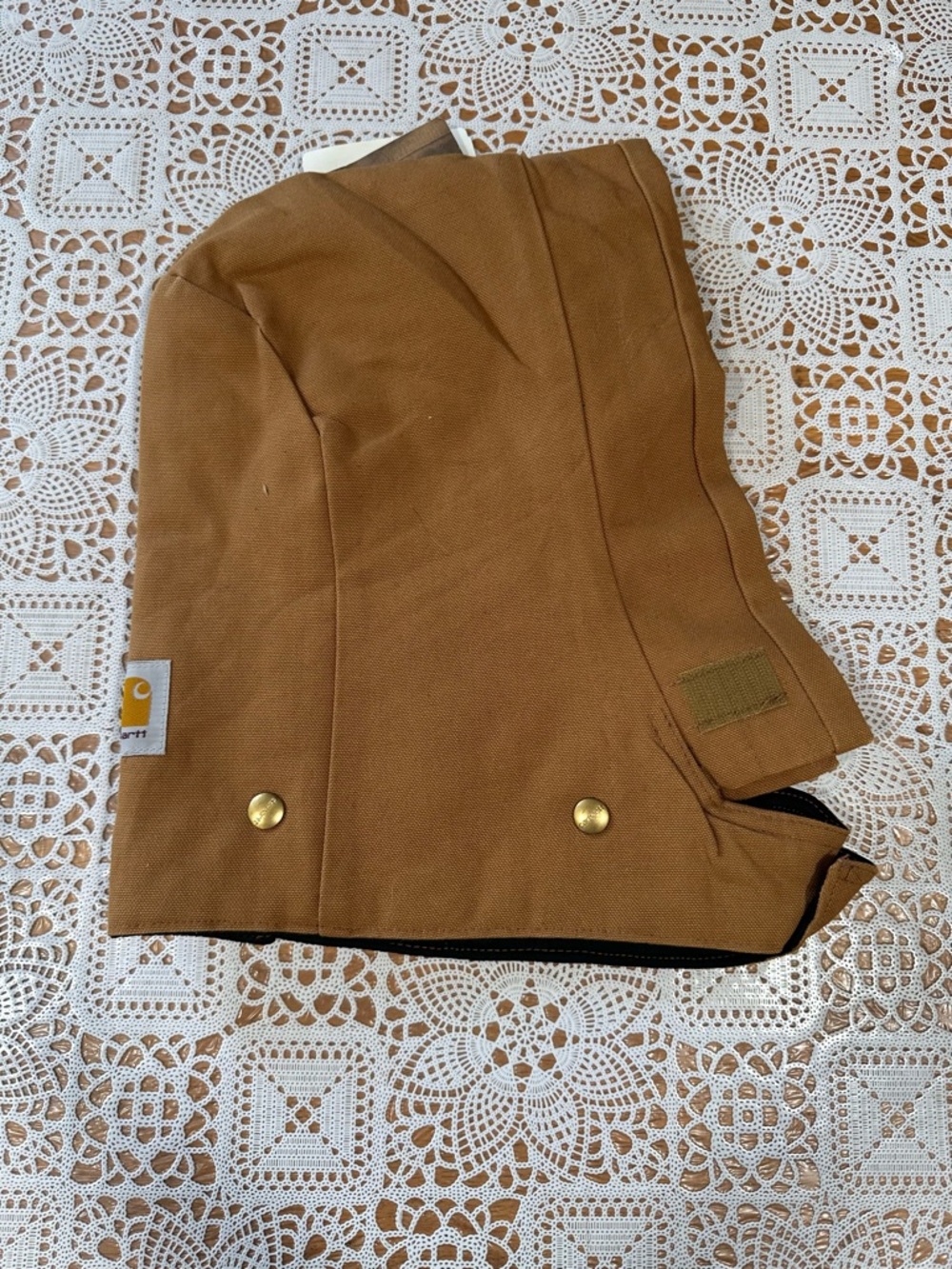Carhartt A02 BRN Duck Hood Brown Insulated Quilted Workwear NEW With Tags